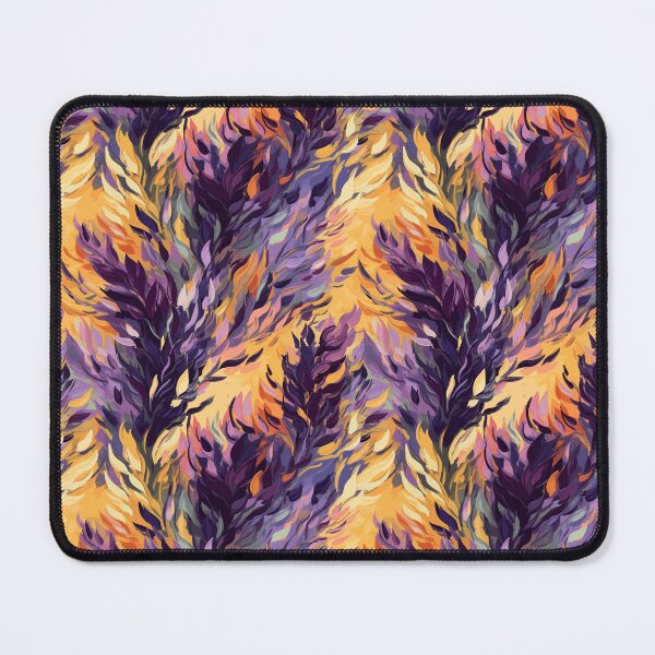 Item preview, Van Gogh-Inspired Lavender Pattern - Bold Color Contrasts and Expressive Strokes designed and sold by TopArtsy.
