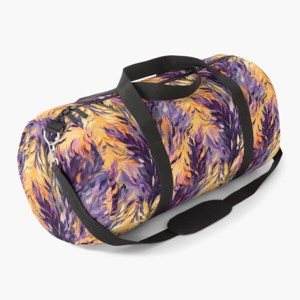Item preview, Van Gogh-Inspired Lavender Pattern - Bold Color Contrasts and Expressive Strokes designed and sold by TopArtsy.