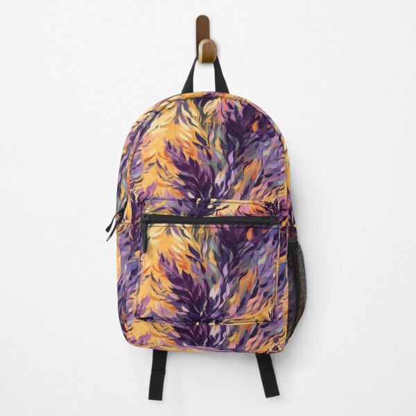 Item preview, Van Gogh-Inspired Lavender Pattern - Bold Color Contrasts and Expressive Strokes designed and sold by TopArtsy.