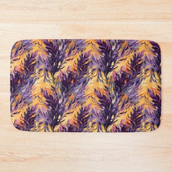 Item preview, Van Gogh-Inspired Lavender Pattern - Bold Color Contrasts and Expressive Strokes designed and sold by TopArtsy.