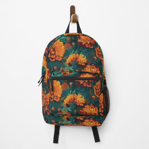 Item preview, Van Gogh-Inspired Marigold Pattern - Intricate Details and Expressive Strokes designed and sold by TopArtsy.
