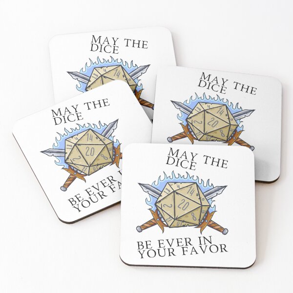 Item preview, May The Dice Be Ever In Your Favor | D20 designed and sold by WarHaven.