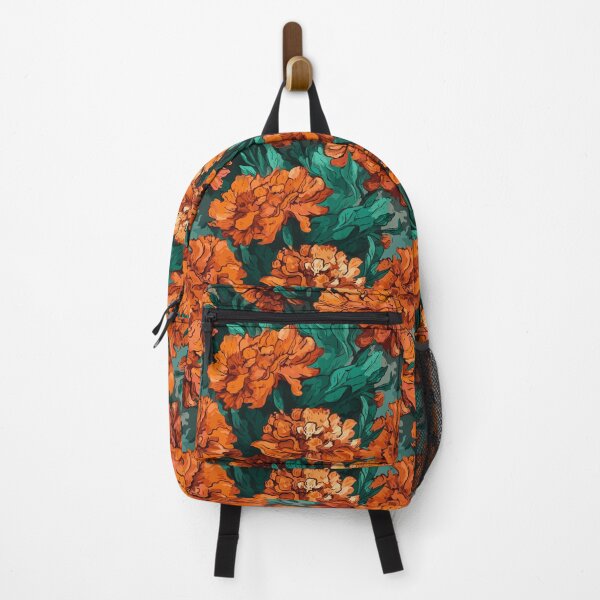 Item preview, Van Gogh-Inspired Marigold Pattern - Swirling Patterns and Expressive Strokes designed and sold by TopArtsy.