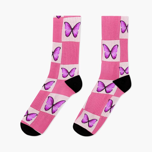 Item preview, Butterfly Pink Checkerboard designed and sold by TheCatmeow2000.