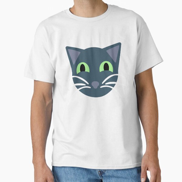 Cute Blue Cat Classic T-Shirt