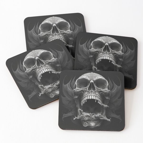 Item preview, detailed skull designed and sold by BOHdesign.