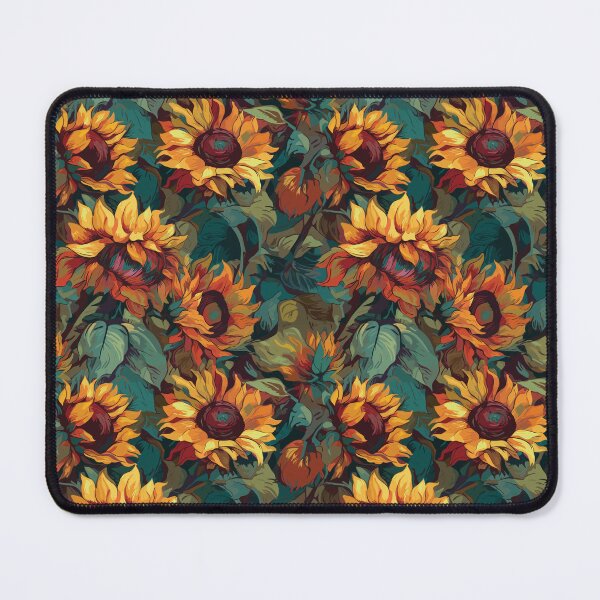 Item preview, Van Gogh-Inspired Sunflower Pattern - Dreamy Swirls and Expressive Strokes designed and sold by TopArtsy.