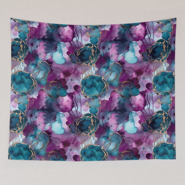 Item preview, Mermaid Alcohol Ink Design designed and sold by RottingDreams.