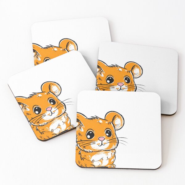 Item preview, Super Cute Orange Baby Hamster designed and sold by RandomForestBot.