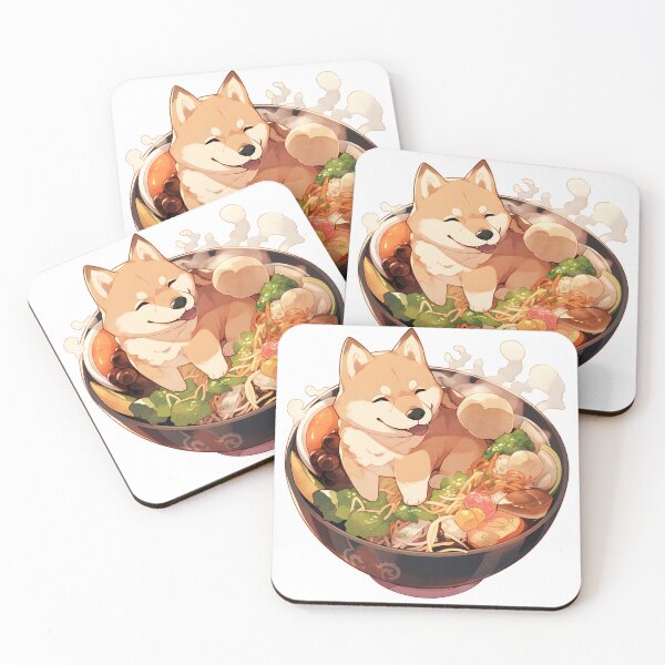 Item preview, Ramen Inu - Shiba Inu Ramen Bowl designed and sold by VocalEchoes.