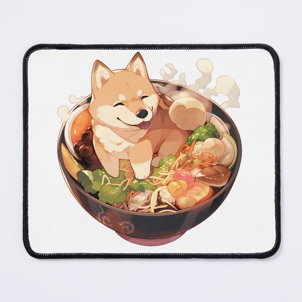 Item preview, Ramen Inu - Shiba Inu Ramen Bowl designed and sold by VocalEchoes.