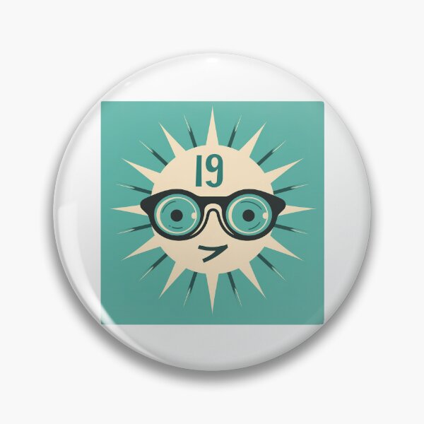 Item preview, Heliocentric No. 19 Retro Mid Century Modern Sun Design designed and sold by Symbologee.