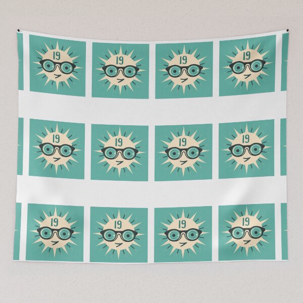 Item preview, Heliocentric No. 19 Retro Mid Century Modern Sun Design designed and sold by Symbologee.