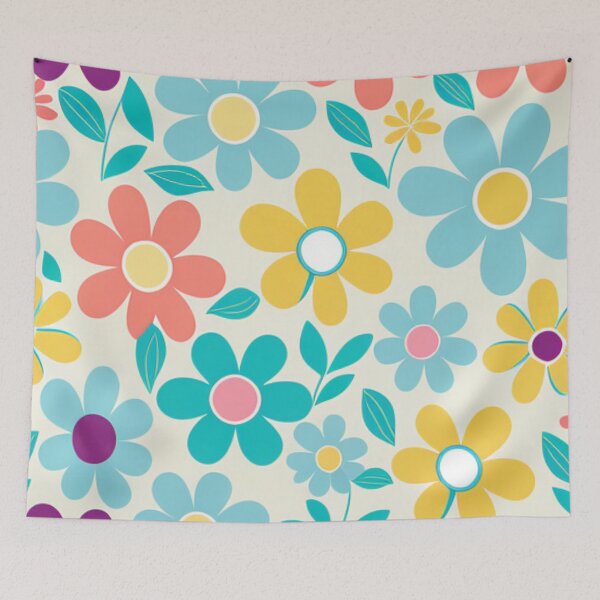 Artikelvorschau, Happy Simple Joyful Flower Cute Collage By Brandon Cable entworfen und verkauft von BrandonArtWorld.