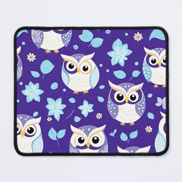 Item preview, Cute Colorful Owls - Seamless Pattern designed and sold by MtWoodsonSales.