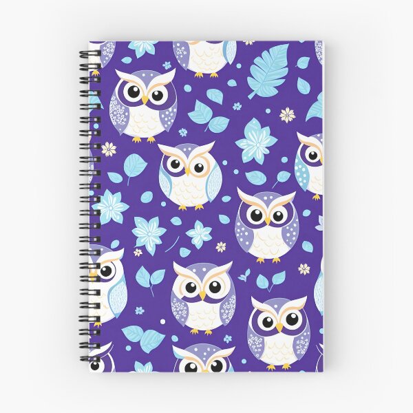 Item preview, Cute Colorful Owls - Seamless Pattern designed and sold by MtWoodsonSales.