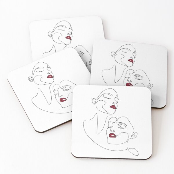 Item preview, Simple two woman Line art designed and sold by SplashPrint.