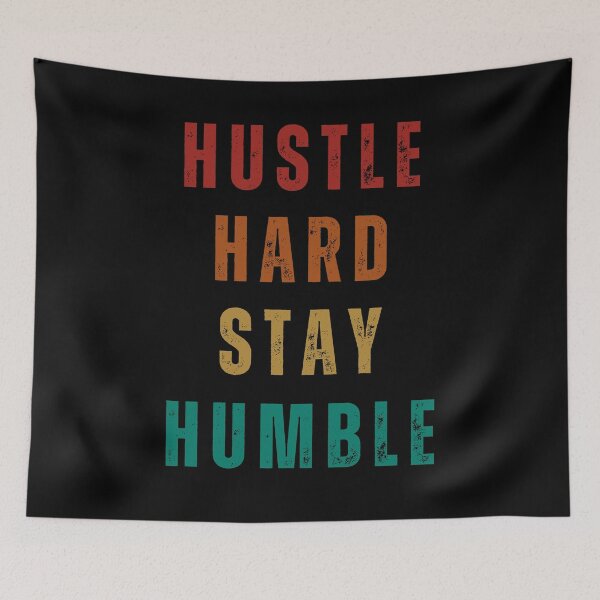 Artikelvorschau, Motivational, Inspirational Quote - Hustle Hard entworfen und verkauft von Chromatic-Art.