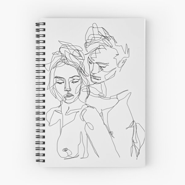 Item preview, Simple woman and man Line art designed and sold by SplashPrint.