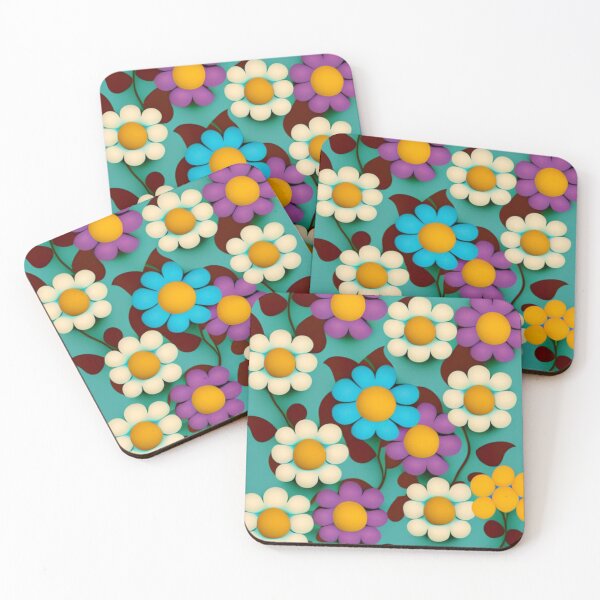 Item preview, Happy Simple Joyful Cute Flower Collage By Brandon Cable designed and sold by BrandonArtWorld.