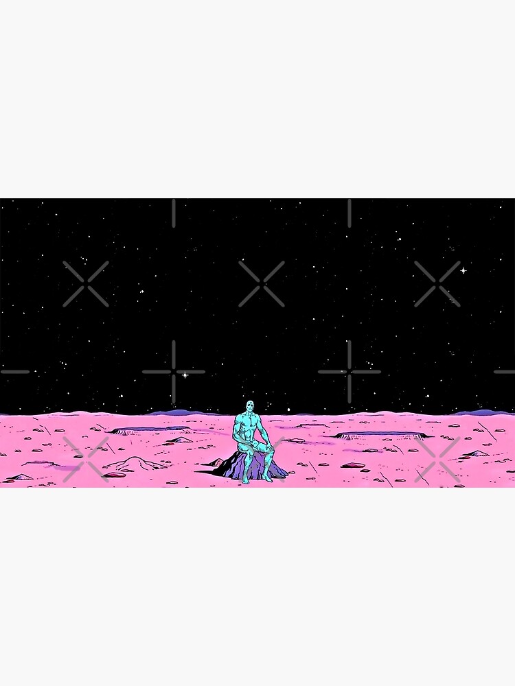 "Dr. Manhattan sitting on mars Poster by Smakly