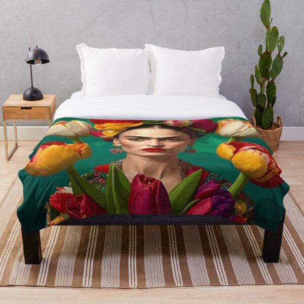 Item preview, Frida and Tulips designed and sold by DenAlex.