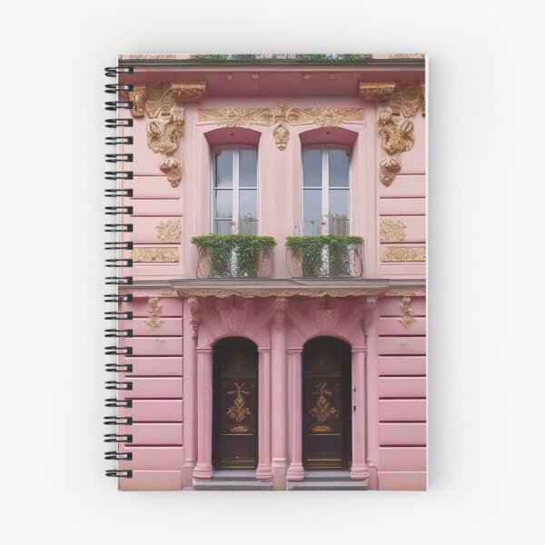 Item preview, Pink Parisian Building designed and sold by Betty Everett.