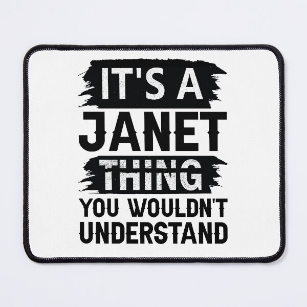 Item preview, IT'S JANET THING YOU WOULDN'T UNDERSTAND VINTAGE designed and sold by zarouky.
