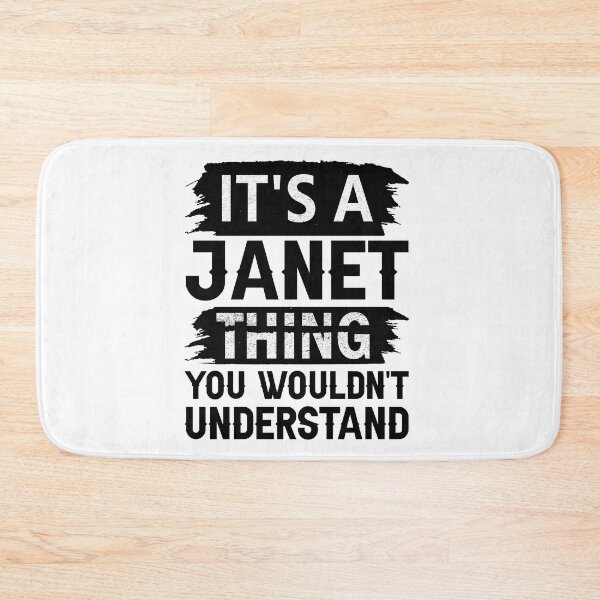 Item preview, IT'S JANET THING YOU WOULDN'T UNDERSTAND VINTAGE designed and sold by zarouky.