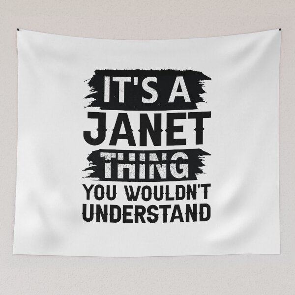 Item preview, IT'S JANET THING YOU WOULDN'T UNDERSTAND VINTAGE designed and sold by zarouky.