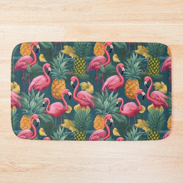 Artikelvorschau, Flamingos And Pineapples Pattern entworfen und verkauft von palaco210.