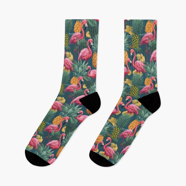 Item preview, Flamingos And Pineapples Pattern designed and sold by palaco210.