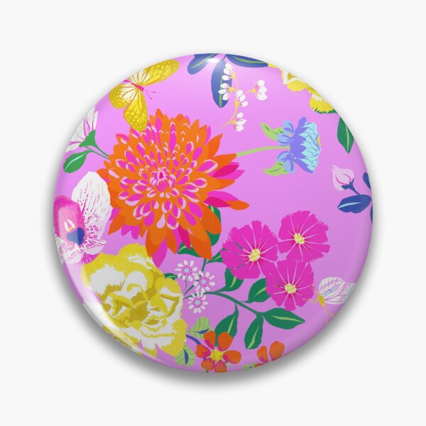 Item preview, Splendid Bright Violet Floral designed and sold by gabrielleneil.
