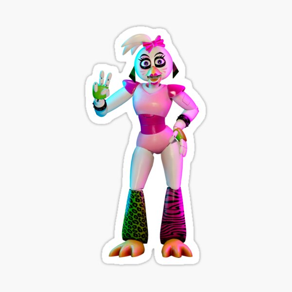 Funtime Chica Sticker for Sale by sugarysprinkles