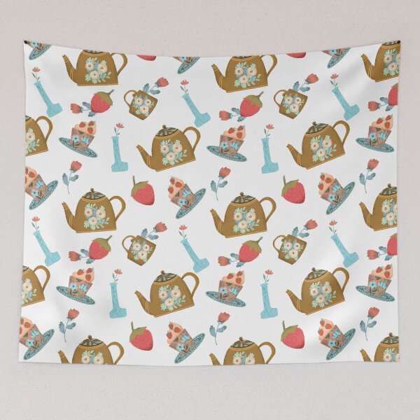 Item preview, Strawberry cupcake teatime designed and sold by pinkyfish1010.