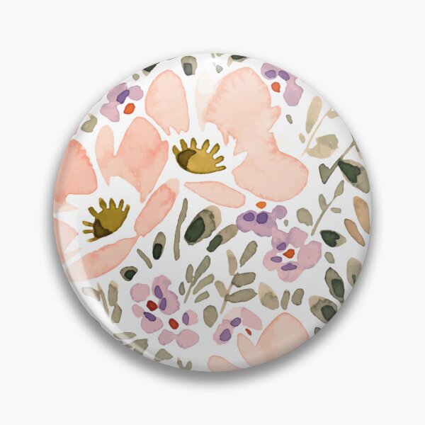 Item preview, Boho Floral Pattern Design Retro Rainbow designed and sold by WildFlowerWC.