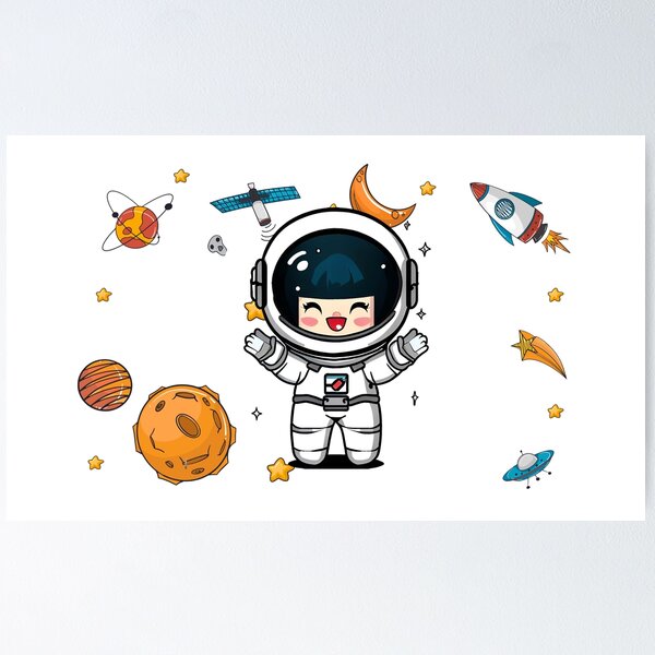 Item preview, little boy traveling in space designed and sold by sicomanzer.
