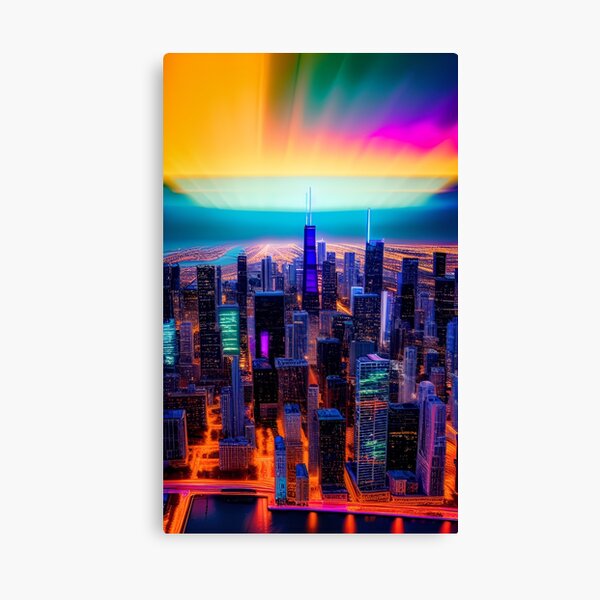 City Skyline Canvas Prints for Sale