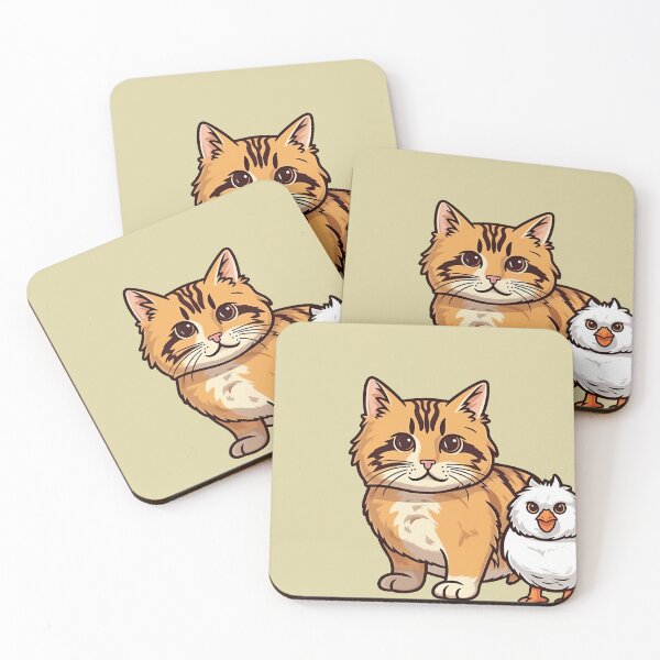 Item preview, Cute Chick and Kitten Friends designed and sold by RandomForestBot.