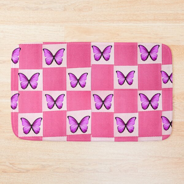Item preview, Butterfly Pink Checkerboard designed and sold by TheCatmeow2000.
