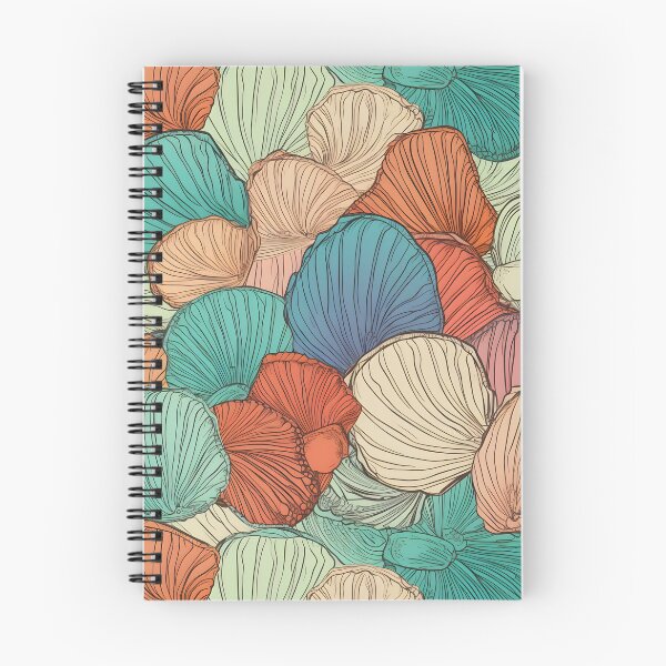 Item preview, Ocean Seashells Pattern designed and sold by palaco210.