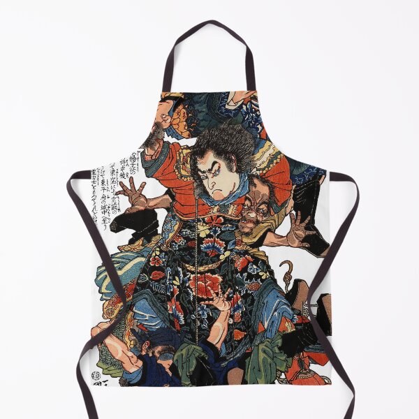 Item preview, Ukiyo-e Warrior Living Goddess of Lightning by Utagawa Kuniyoshi designed and sold by mojienius.