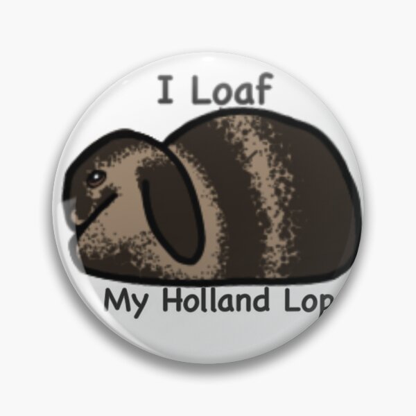 Item preview, I “Loaf” my Holland Lop funny rabbit pun designed and sold by Gabrielle Sanders.