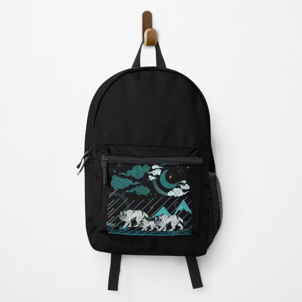 Item preview, World Of Wolves, World of Wolves, night landscape illustration with abstract effects of the habitat of the great wild wolves. designed and sold by Malogue.