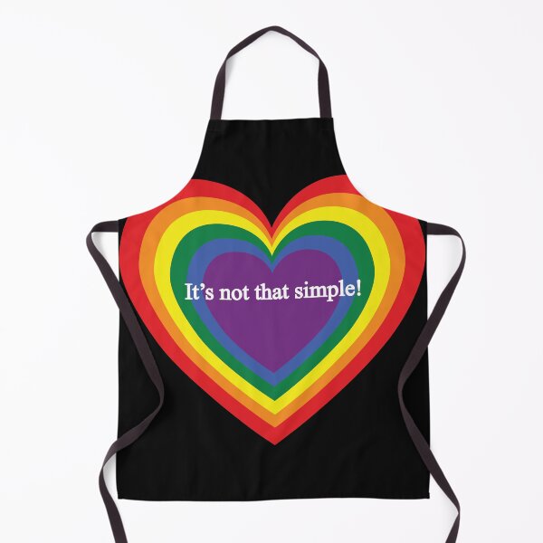 Item preview, Its not that simple rainbowheart designed and sold by TheirChoice.