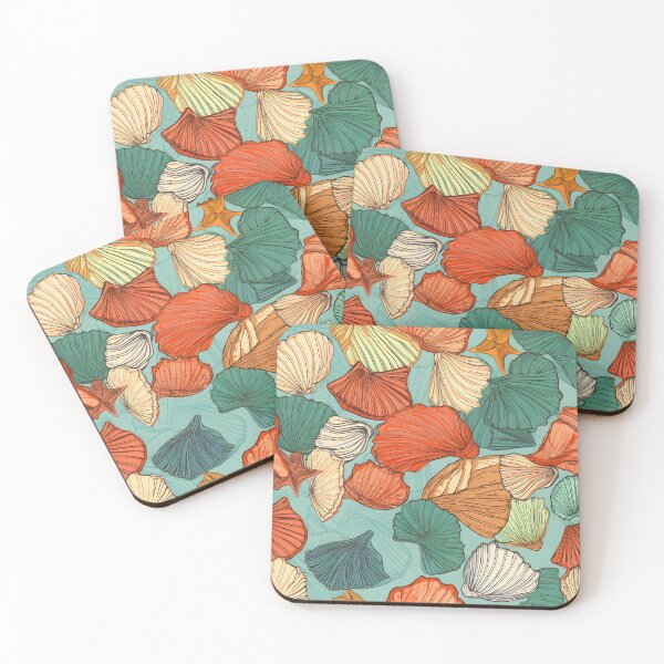 Item preview, Ocean Seashells Pattern designed and sold by palaco210.