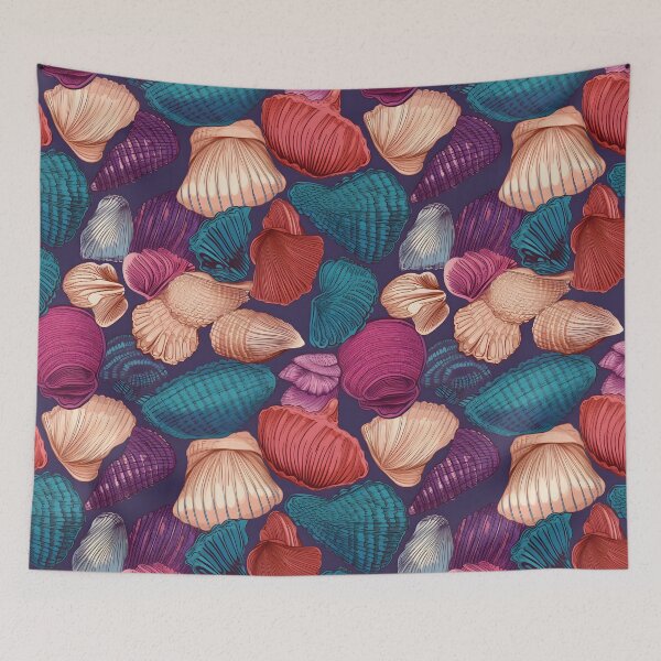 Item preview, Ocean Seashells Pattern designed and sold by palaco210.