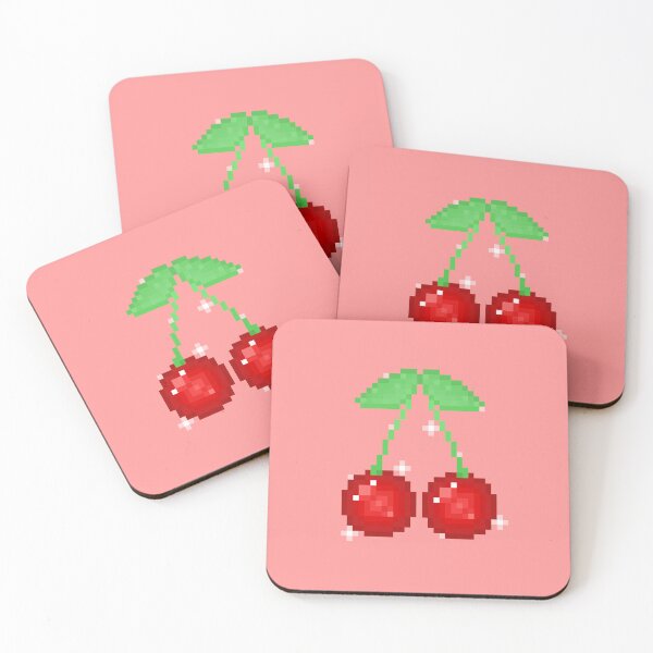 Item preview, pixel cherries designed and sold by autumnalmanac.