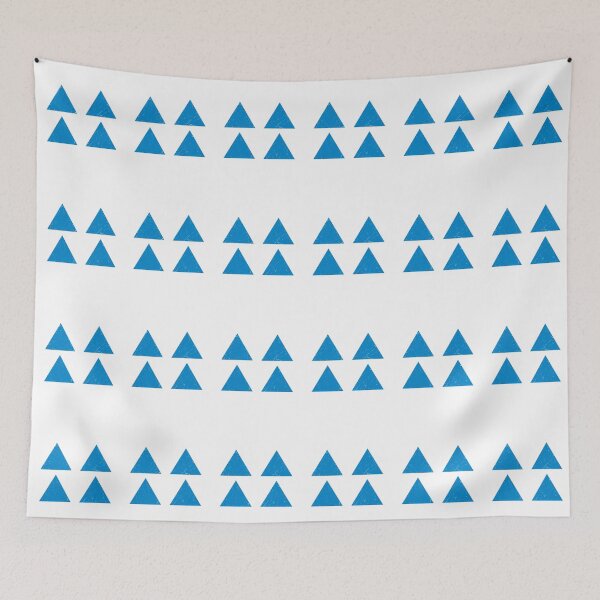 Item preview, Four Blue Triangles designed and sold by Symbologee.