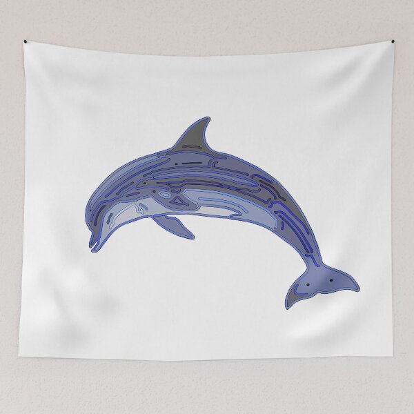 Item preview, Dolphin Line Art Design designed and sold by Heathermarie321.